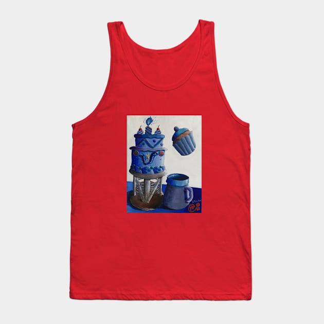 Blue Wedding Cake Tank Top by ManolitoAguirre1990